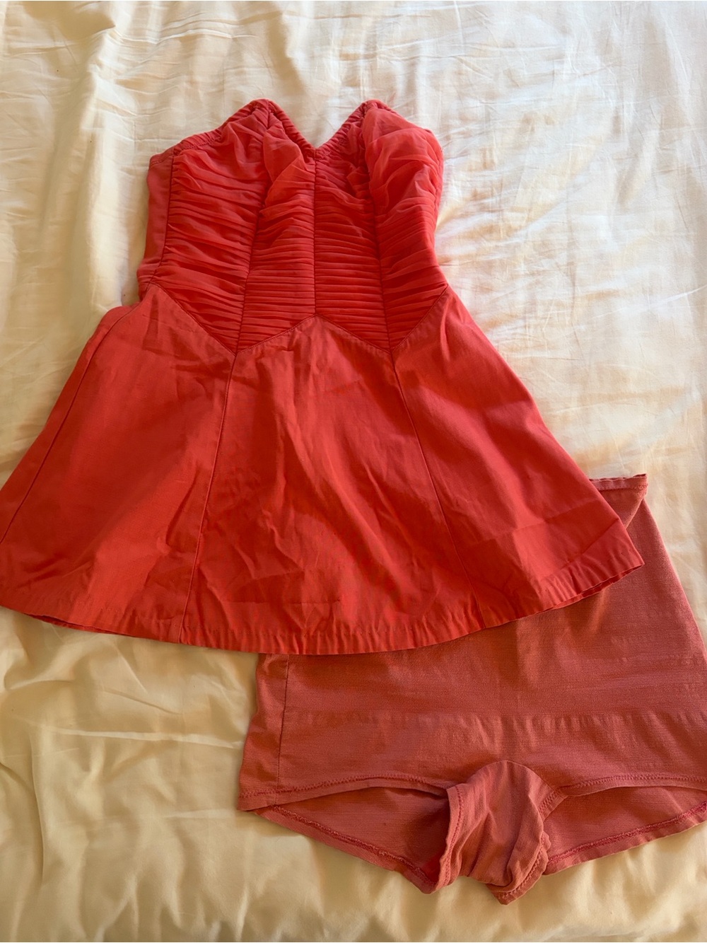 Vintage Coral mini dress